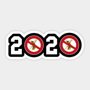 Murder Hornets 2020 Bee Invasion, Funny Class of 2020 Viral News Save the Bees Sticker